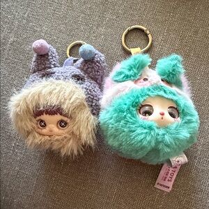 Lila Toys Plush Keychain Bundle Designer Toy Cute Kawaii Bag Charms